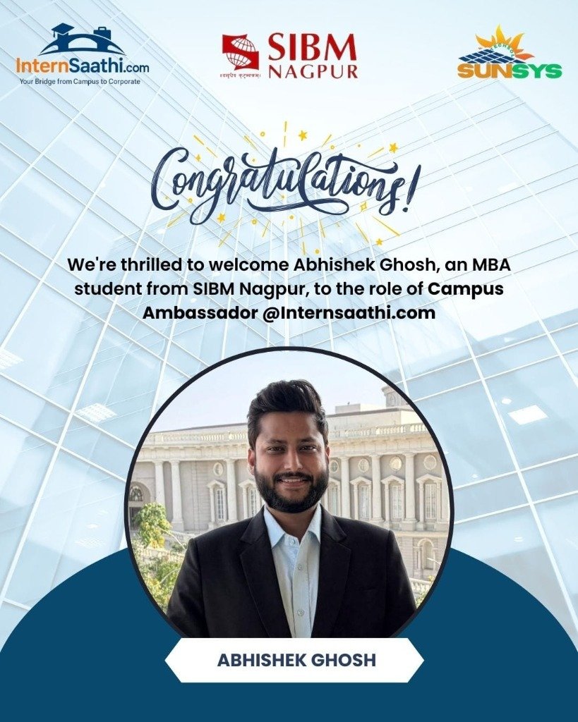 Abhishek Ghosh - Campus Ambassador